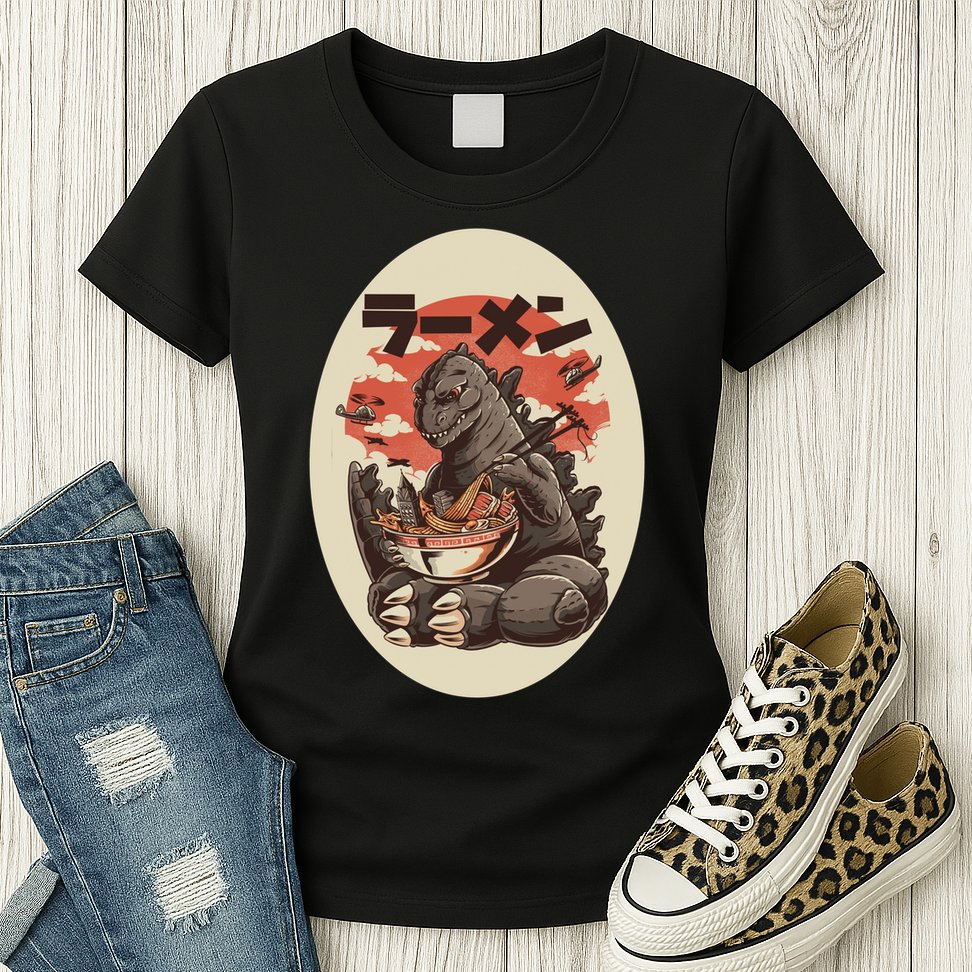 Kaiju's Ramen Womens T-Shirt
