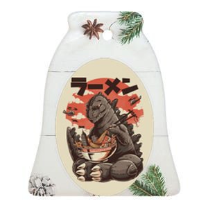 Kaiju's Ramen Ceramic Bell Ornament