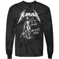 Kamala And Justice For All Tie-Dye Long Sleeve Shirt