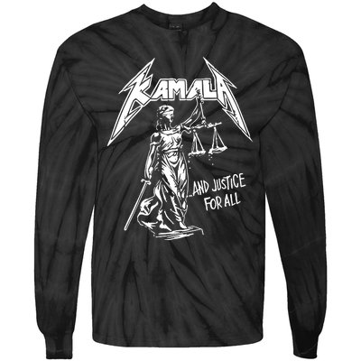 Kamala And Justice For All Tie-Dye Long Sleeve Shirt