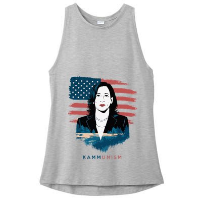 Kammunist Anti Kamala Harris Election Ladies PosiCharge Tri-Blend Wicking Tank