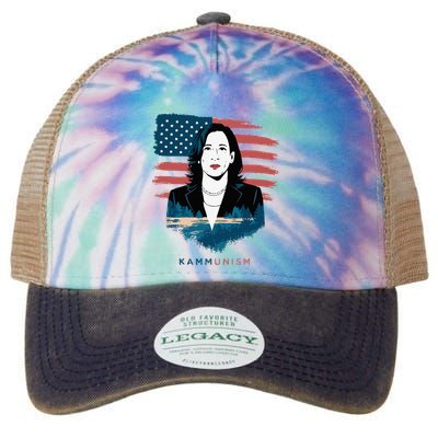 Kammunist Anti Kamala Harris Election Legacy Tie Dye Trucker Hat