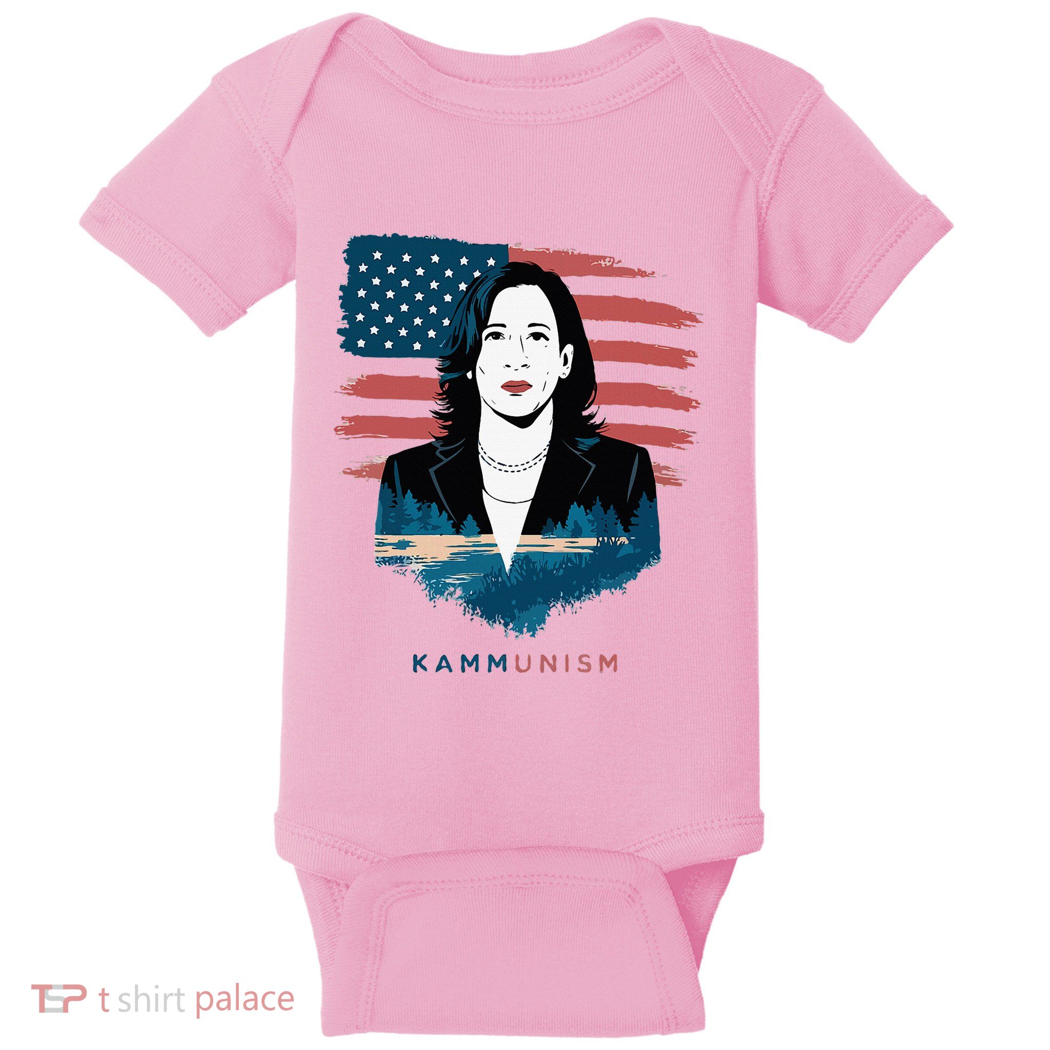 Kammunist Anti Kamala Harris Election Baby Bodysuit