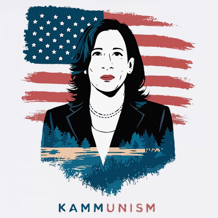 Kammunist Anti Kamala Harris Election Sustainable Bucket Hat