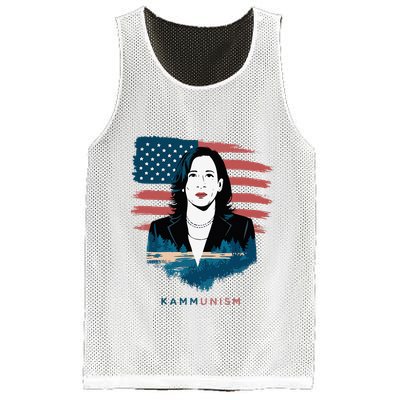 Kammunist Anti Kamala Harris Election Mesh Reversible Basketball Jersey Tank