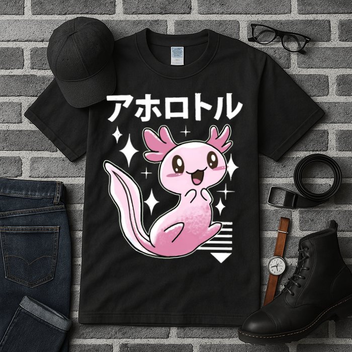 Kawaii Axolotl Tall T-Shirt