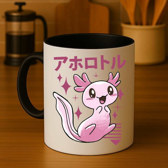 Kawaii Axolotl Mug