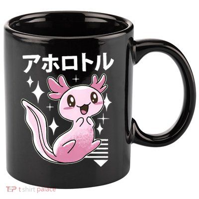 Kawaii Axolotl 11oz C Handle Ceramic Mug