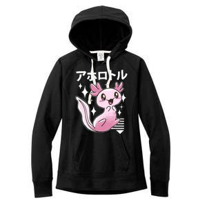 Kawaii Axolotl Women's Fleece Hoodie