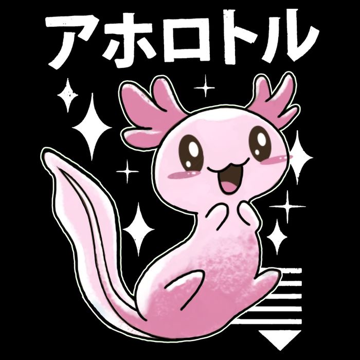 Kawaii Axolotl Flatbill Hat
