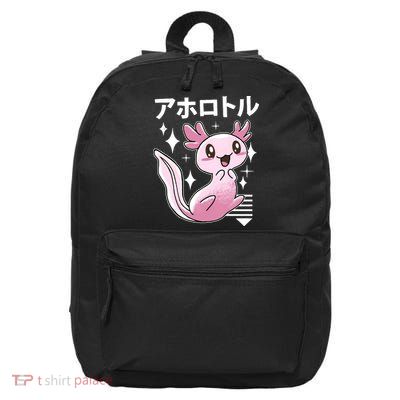 Kawaii Axolotl 16 in Basic Backpack