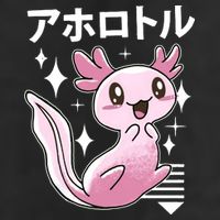 Kawaii Axolotl Golf Towel