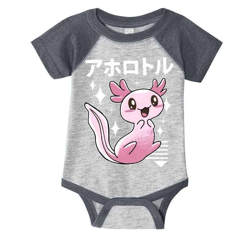 Kawaii Axolotl Infant Baby Jersey Bodysuit