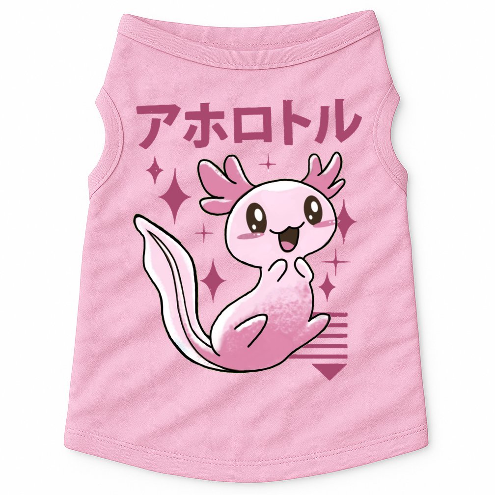 Kawaii Axolotl Doggie Tank