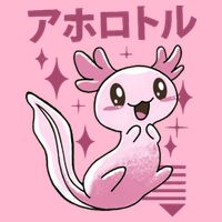 Kawaii Axolotl Doggie Tank