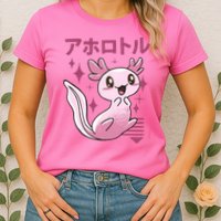 Kawaii Axolotl Womens T-Shirt