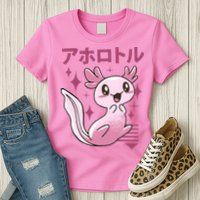 Kawaii Axolotl Womens T-Shirt