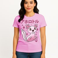 Kawaii Axolotl Womens T-Shirt