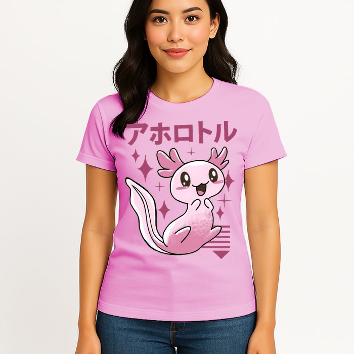 Kawaii Axolotl Womens T-Shirt