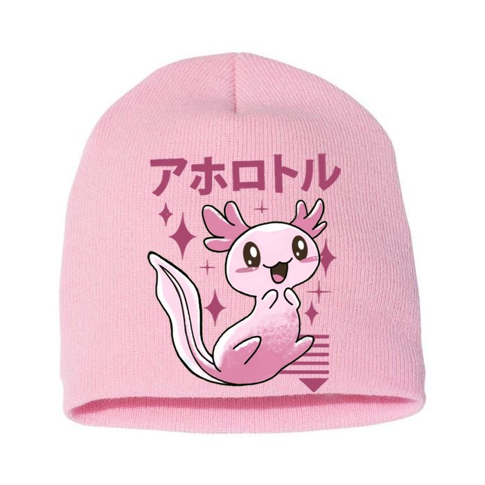 Kawaii Axolotl Short Acrylic Beanie