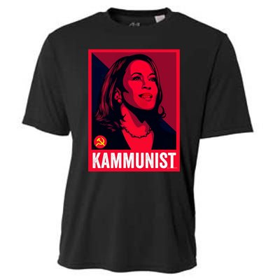 Kamunist Anti Kamala Harris Funny Election 2024 Cooling Performance Crew T-Shirt