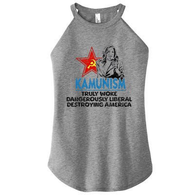 Kammunism Anti Kamala Vote Trump 2024 Political Women's Perfect Tri Rocker Tank