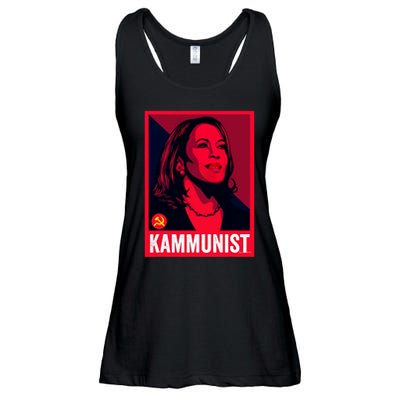 Kamunist Anti Kamala Harris Funny Election 2024 Ladies Essential Flowy Tank