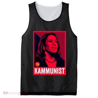 Kamunist Anti Kamala Harris Funny Election 2024 Mesh Reversible Basketball Jersey Tank