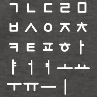 Korean Alphabet Korean Language Hangul Vector Backpack