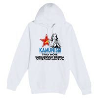 Kammunism Anti Kamala Vote Trump 2024 Funny Political Premium Pullover Hoodie