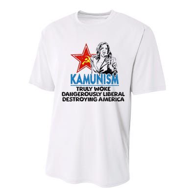 Kammunism Anti Kamala Vote Trump 2024 Funny Political Performance Sprint T-Shirt