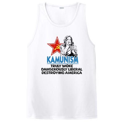 Kammunism Anti Kamala Vote Trump 2024 Funny Political PosiCharge Competitor Tank