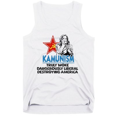 Kammunism Anti Kamala Vote Trump 2024 Funny Political Tank Top