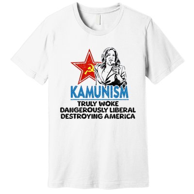 Kammunism Anti Kamala Vote Trump 2024 Funny Political Premium T-Shirt