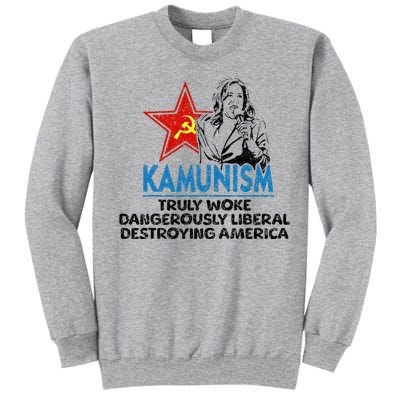 Kammunism Anti Kamala Vote Trump 2024 Tall Sweatshirt