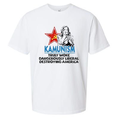 Kammunism Anti Kamala Vote Trump 2024 Sueded Cloud Jersey T-Shirt