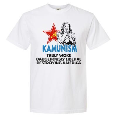 Kammunism Anti Kamala Vote Trump 2024 Garment-Dyed Heavyweight T-Shirt