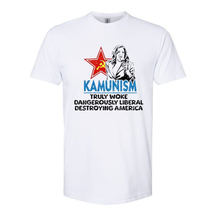 Kammunism Anti Kamala Vote Trump 2024 Softstyle CVC T-Shirt