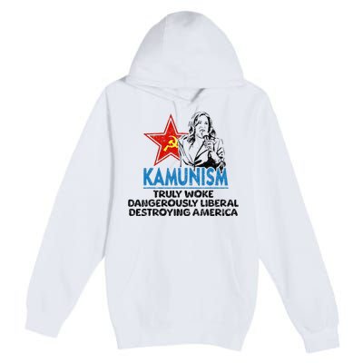 Kammunism Anti Kamala Vote Trump 2024 Premium Pullover Hoodie