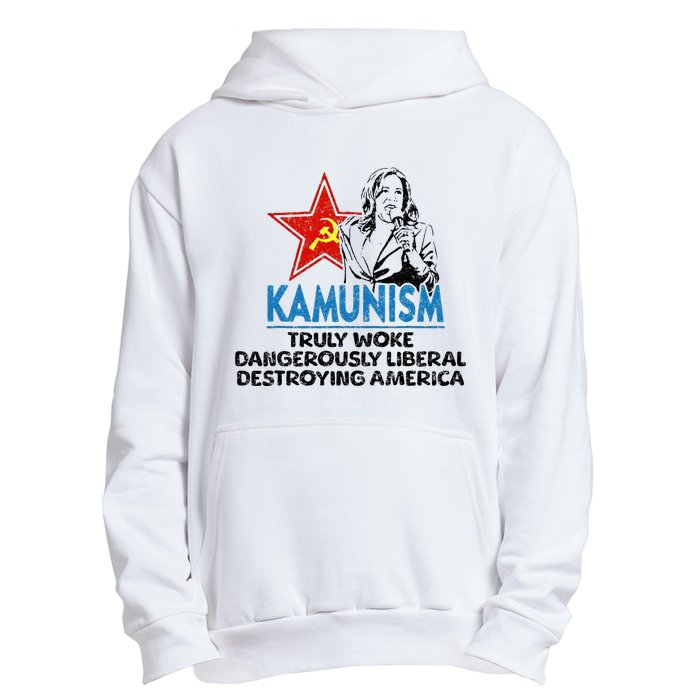 Kammunism Anti Kamala Vote Trump 2024 Urban Pullover Hoodie