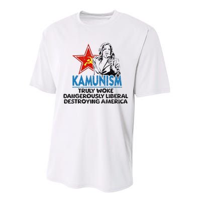 Kammunism Anti Kamala Vote Trump 2024 Performance Sprint T-Shirt