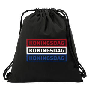 Kingsday Amsterdam Koningsdag Netherlands Dutch Drawstring Bag