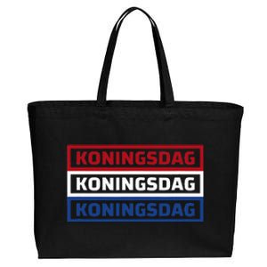 Kingsday Amsterdam Koningsdag Netherlands Dutch Cotton Canvas Jumbo Tote