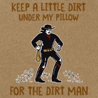 Keep A Little Dirt Under My Pillow Funny Cowboy Apparel Cotton Canvas Backpack