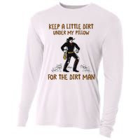 Keep A Little Dirt Under My Pillow Funny Cowboy Apparel Cooling Performance Long Sleeve Crew