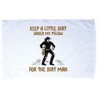 Keep A Little Dirt Under My Pillow Funny Cowboy Apparel Microfiber Hand Towel