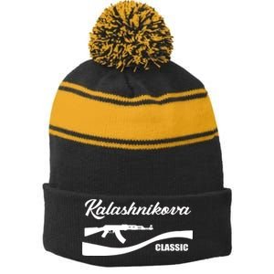 Kalashnikov AK47 Classic Stripe Pom Pom Beanie