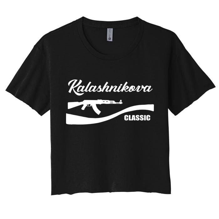 Kalashnikov AK47 Classic Women's Crop Top Tee
