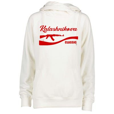 Kalashnikov AK47 Classic Womens Funnel Neck Pullover Hood