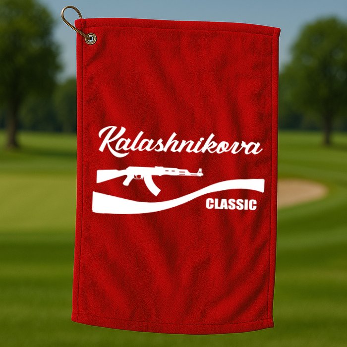 Kalashnikov AK47 Classic Golf Towel